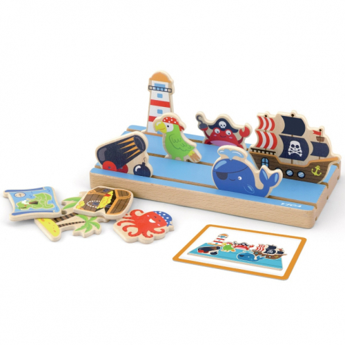 Игра за разстояние Viga Toys Ферма и море, 18+ месеца, 2006934510501839 04 