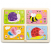 Viga toys Wooden puzzle set  Field animals, 12+ months, 2006934510501891 04 