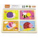Viga toys Wooden puzzle set  Field animals, 12+ months, 2006934510501891 04 
