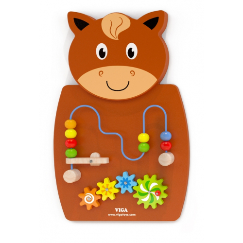 Дървена игра за стена Viga Toys Конче Лабиринт, 1+ години, 2006934510506780 03 