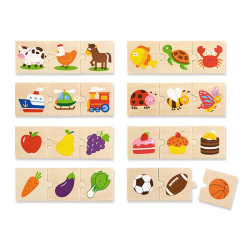 Viga Toys Wooden Montessori puzzle Sort by attribute, 18+ months
