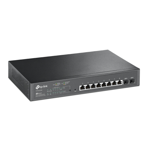 10-портов JetStream Gigabit Smart комутатор TP-Link TL-SG2210MP с 8 PoE+ порта, 2006935364030674