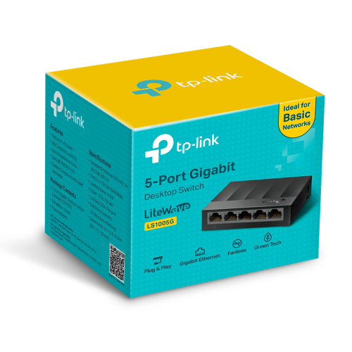 Суич TP-Link LS1005G 5 порта 1000Mbps, 2006935364085469 04 