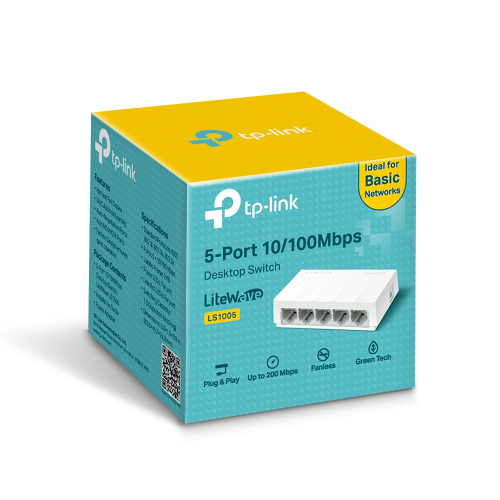 Суич TP-Link 5-портов 1000MBPS, бял, 1000000000045089 05 