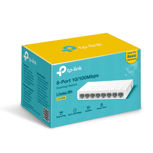 Суич TP-Link LS1008 8 портов 100Mbps, 1000000000040781 07 