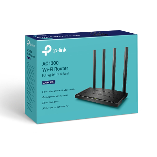 Безжичен рутер TP-LINK Archer C6U AC1200 MU-MIMO, 2006935364089429 04 