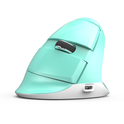 Вертикална безжична мишка Delux M618mini, мента, 2006938820405450 02  — OK Office Вертикална безжична мишка Delux M618mini, мента, 2006938820405450 02