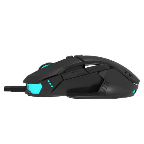 Безжична геймърска мишка Delux M629DB PMW3325, RGB, черно, 2006938820409212