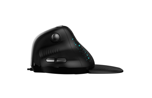 Wireless Vertical Mouse Delux Seeker M618XSD, Black, 2006938820409854 02 