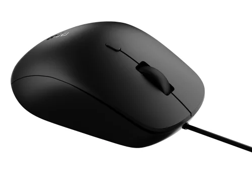 RAPOO Wired Silent Mouse N500, Black, 2006940056122391