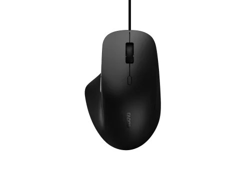 RAPOO Wired Silent Mouse N500, Black, 2006940056122391 02 