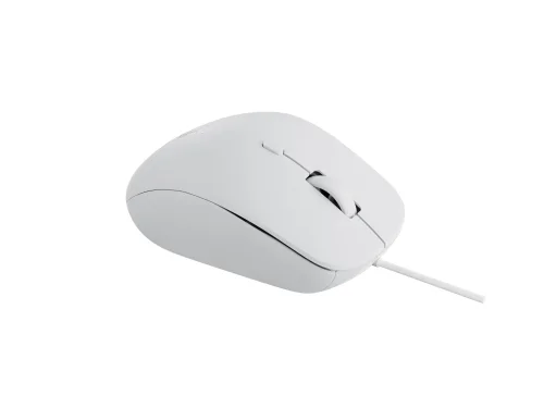 RAPOO Wired Silent Mouse N500, White, 2006940056122407 02 