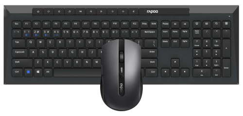 Комплект Rapoo 8210M безжична клавиатура + мишка, черен, 2006940056135742 03 