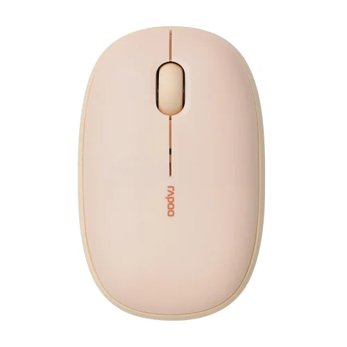 Безжична мишка RAPOO M660, Multi-mode, Свързване с 3 у-ва, Silent, Бежова, 2006940056143839