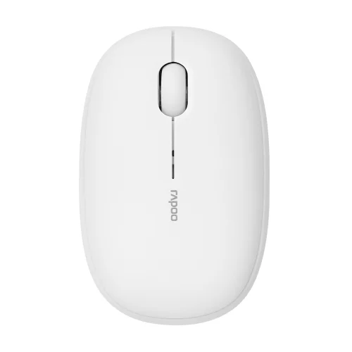 Безжична мишка RAPOO M660, Multi-mode, Свързване с 3 у-ва, Silent, Бяла, 2006940056143846