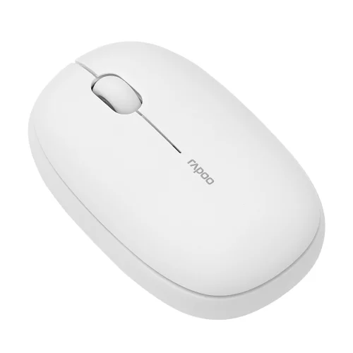 Безжична мишка RAPOO M660, Multi-mode, Свързване с 3 у-ва, Silent, Бяла, 2006940056143846 02 