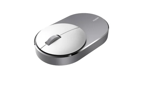 Безжична мишка RAPOO M600, Multi-mode, свързване с до 3 у-ва, Сив/Бял, 2006940056185518