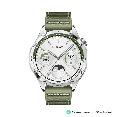 Смарт часовник Huawei GT4 Phoinix-B19W зелен, 2006942103104817