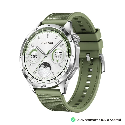 Smart watch Huawei GT4 Phoinix-B19W, Green, 2006942103104817 02 