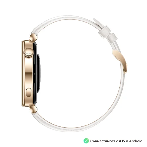 Smart watch Huawei GT4 Aurora-B19L White Leather, 2006942103105067 03 