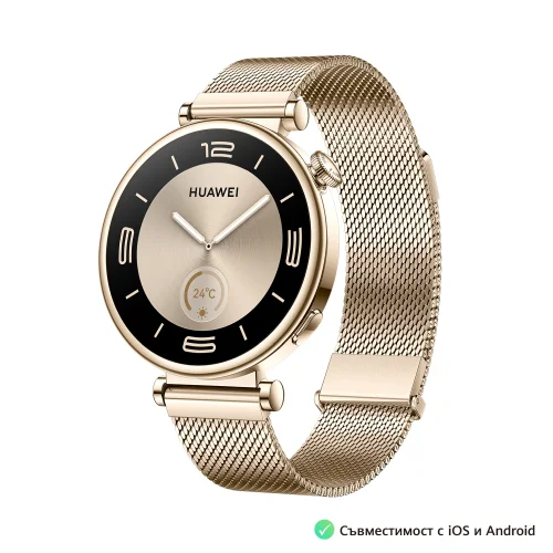 Смарт часовник Huawei GT4 Aurora-B19M златен, 2006942103105074 02 