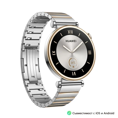 Smart watch Huawei GT4 Aurora-B19T Inter-gold stainless, 2006942103105081 06 