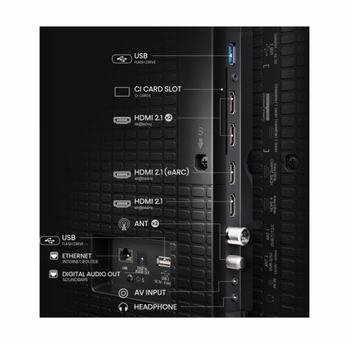 Hisense 100'' E7Q PRO QLED Smart TV 3840x2160, Black, 2006942351417042 03 