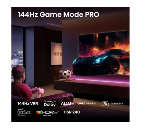 Hisense 100'' E7Q PRO QLED Smart TV 3840x2160, Black, 2006942351417042 04 