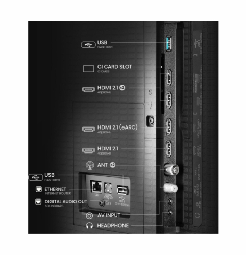 Смарт телевизор Hisense 85U7Q Pro 85' ULED 3840x2160, 2006942351417608 04 