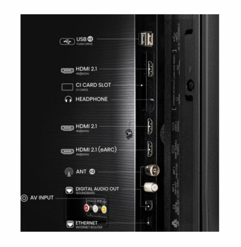 Hisense 55' E7Q 4K Ultra HD 3840x2160 QLED Smart TV, 2006942351418728 05 