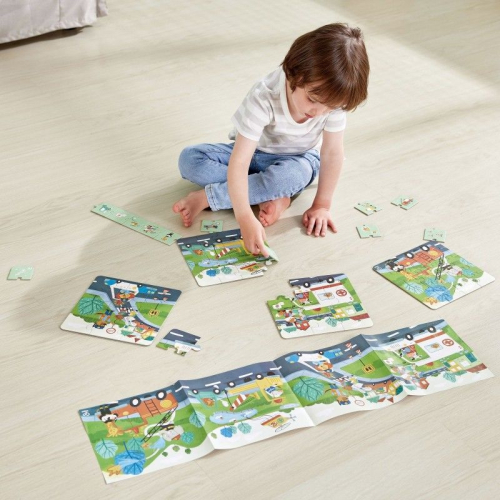 Комплект 4 пъзела HaPe Превозни средства спешна помощ, 3+ години, 2006943478039292 03 