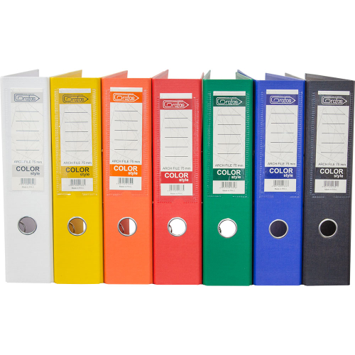 Класьор GRAFOS COLOR PP A4 8см оранжев, 1000000000040448 03 