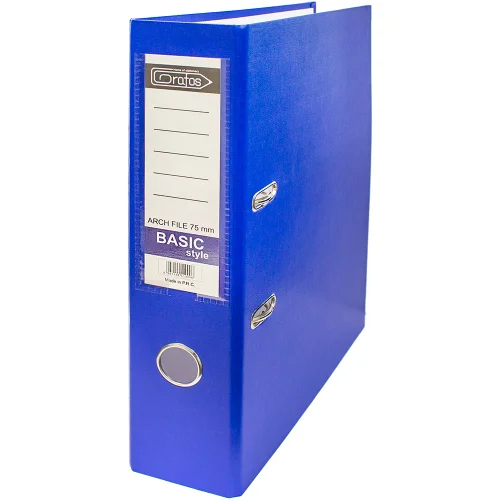 Lever arch file GRAFOS BASIC A4 8cm blue, 1000000000042565