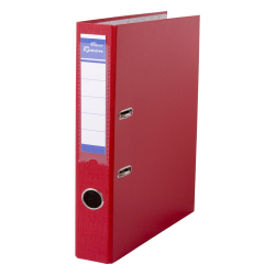 Класьор Rexon PP кант A4 5см червен