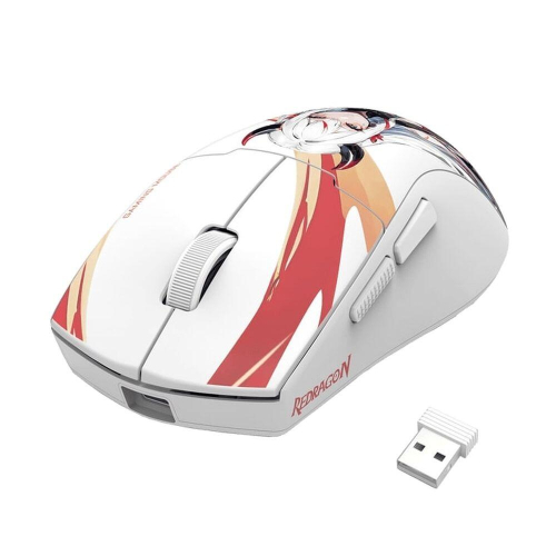 Redragon K1ng Max Anime M918 Wireless Gaming Mouse, White, 2006950376726872 02 