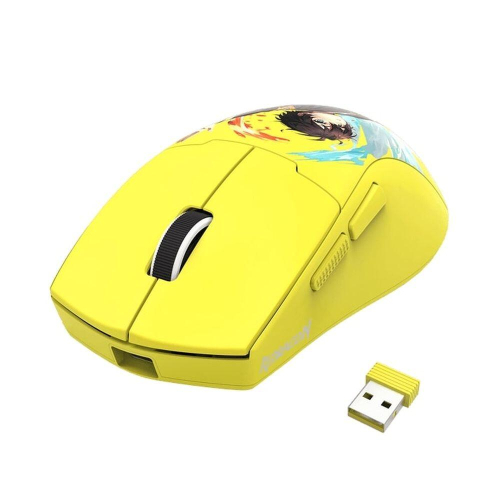Redragon K1ng Max Anime M918 Wireless Gaming Mouse, Yellow, 2006950376726889 02 