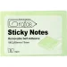 Sticky notes 75/50 green pastel 100sheet, 1000000000040920 02 