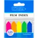 Index notes 45/12 arrow 5color PVC clear, 1000000000005380 02 