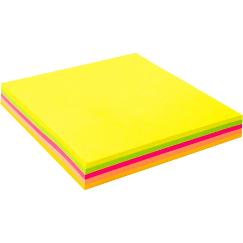 Sticky notes 75/75 mix neon 100 sheets, 1000000000040933