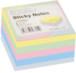 Stick notes  50/50 pastel 250 sheets
