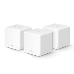 Безжична Wi-Fi 6 Mesh система Mercusys Halo H60X AX1500, 3 броя