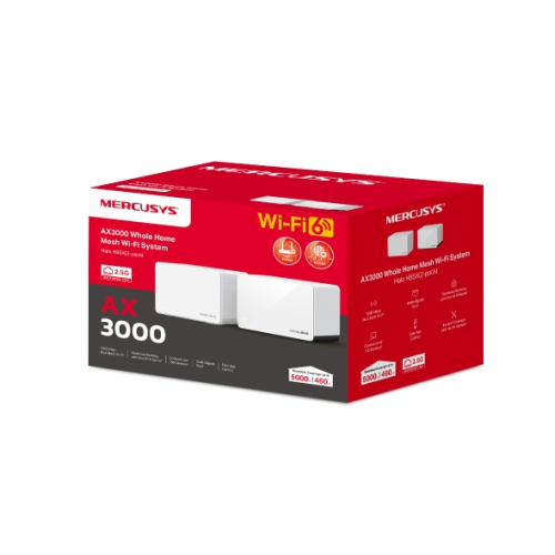Wireless Router Wi-Fi 6 Mesh System Mercusys Halo H85X(3-pack), 2006957939003043 09 