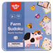 Магнитна настолна игра Tooky toy Детско Судоку Ферма 3+ години, 2006970090041099 05 