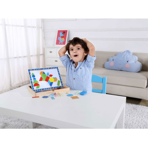 Детска игра Tooky toy Монтесори Геометрични фигури 3+ години, 2006970090048784 03 