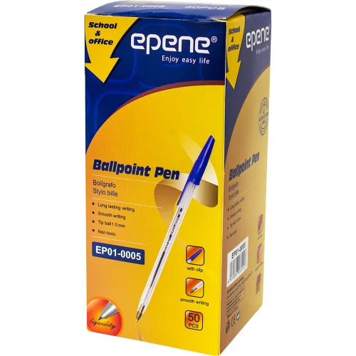 Химикалка Epene 0005 1.0 мм синя, 1000000000018831 04 