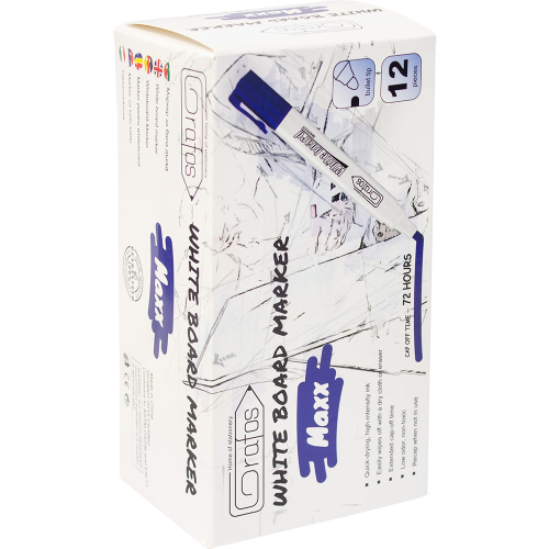 Whiteboard Marker Grafos Max round black, 1000000000040358 04 