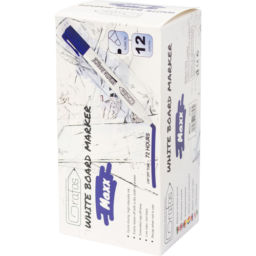 Whiteboard Marker Grafos Max round black, 1000000000040358 05 