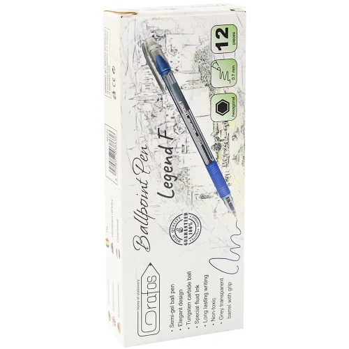 Grafos Legend ballpoint pen 0.7 mm blue, 1000000000040370 05 