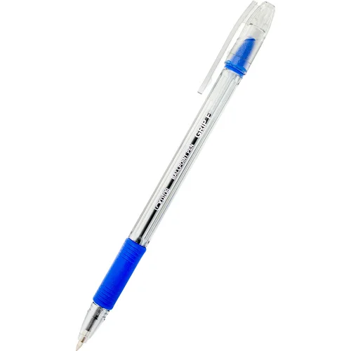 Ballpoint pen Grafos Grip blue, 1000000000040367