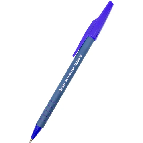 Ballpoint pen Grafos Rubb 1.0 mm blue, 1000000000040366